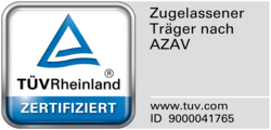 TÜV Rheinland. Genau. Richtig.